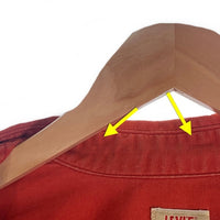 90's Levi's リーバイス 長袖 ロングスリーブ シャツ レッド USA製 Size L 福生店