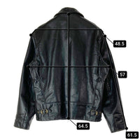 Schott ショット AT101 シングルライダースジャケット ブラック size40※ライナー欠品・裏地脇ダメージ有 瑞穂店