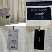 glamb グラム プルオーバースウェットパーカー ホワイト 薄手 GB0418/CS11 Size 3 福生店