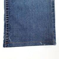 70's Lee リー 200 サイド黒タグ デニムパンツ インディゴ 革パッチ TALONファスナー 脇割 101Z Size 36 福生店