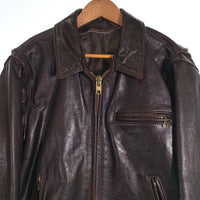 Schott ショット 642VS レザーシングルライダースジャケット ライナー無し チェリーブラウン Size 40 福生店