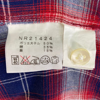 THE NORTH FACE ザノースフェイス NR21424 QDリネン チャックシャツ ブルー sizeM 瑞穂店