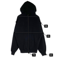 WACKO MARIA ワコマリア HEAVY WEIGHT HOODED SWEAT SHIRT ヘビーウェイト フーディー パーカー プルオーバー ブラック Size L 福生店