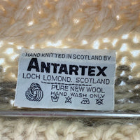 ANTARTEX アンターテックス ノルディック柄 ウール セーター ベージュ SizeL相当 瑞穂店