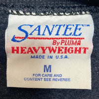 SANTEE サンティー 90s オオカミ柄 アニマル スウェットトレーナー USA製 ブラック sizeM 瑞穂店