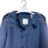 NOLLEY'S Light ノーリーズライト ナイロン 中綿 フーデットコート ジャケット ネイビー 9-0833-6-58-009 Size XL 瑞穂店