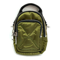 DIESEL ディーゼル X07656P3895 ダブルチェーン ミニショルダーバッグ カーキ 瑞穂店