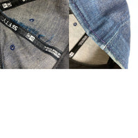 A BATHING APE アベイシングエイプ New Era ニューエラ デニム 猿ワッペン 59FIFTY キャップ 帽子 インディゴ size7 1/2 瑞穂店