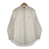 Ralph Lauren ラルフローレン YARMOUTH ボタンダウン オックスフォードシャツ ホワイト Size 16-33 福生店