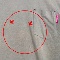 80's STUSSY ステューシー リベット打ちポケット Tシャツ 無地 グリーン USA製 黒タグ Size L 福生店