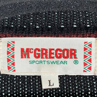McGREGOR マクレガー 1921 アクリル ウールニットセーター ブラック Size L 福生店
