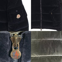 MONCLER モンクレール MAY JACKET ベロア ダウンジャケット ネイビー D20914034905 549TK Size 3 福生店