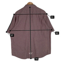 SUPREME シュプリーム 23SS UNDERCOVER アンダーカバー S/S Flannel Shirt ショートスリーブ フランネルシャツ グレーチェック Size M 福生店