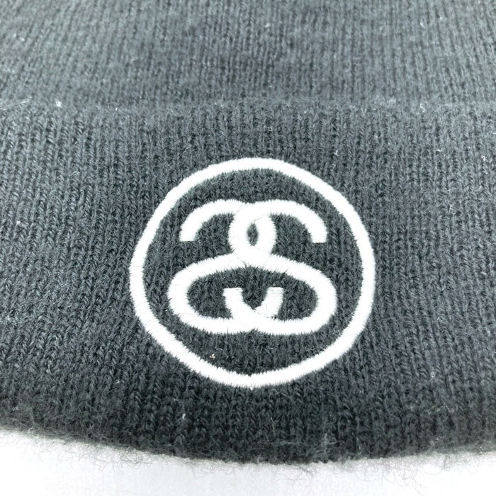 STUSSY ステューシー USA製 シャネルロゴ ビーニー ブラック 瑞穂店