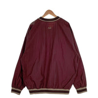 NIKE ナイキ ナイロン プルオーバーウォームアップジャケット Vネック ブラウン Size XL 相当 福生店