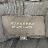 BURBERRY BLACK LABEL バーバリーブラックレーベル ロングダウン ブラック size38 瑞穂店