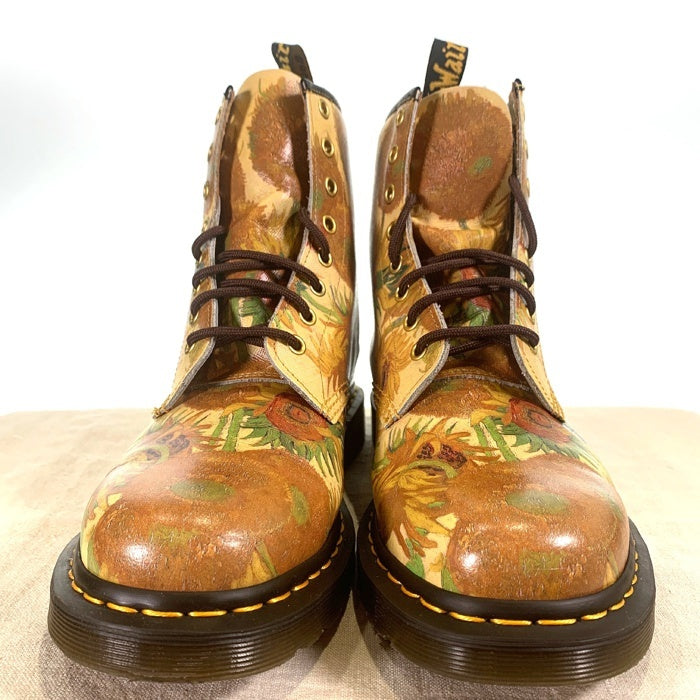 Dr.Martens ドクターマーチン 1460 TNG SUNFLOWERS 8EYE BOOT ナショナルギャラリー サンフラワー 8ホールブーツ  ゴッホ 27928102 Size 28cm 福生店