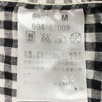 Everwear ギンガムチェック ワークシャツ MASTERPIECE マスターピース ブラック ホワイト Size M 福生店