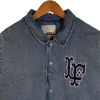 LFYT エルエフワイティー 20AW ウォッシュドデニム コーチジャケット インディゴ ラファイエット LA201003 Size XXL 福生店