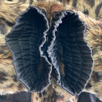 SUPERTHANKS スーパーサンクス ST184 JK006A レオパード柄 ファージャケット ブラウン sizeL 瑞穂店