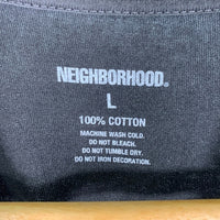 NEIGHBORHOOD ネイバーフッド NH.TEE LS-15 スカルプリント ロングスリーブTシャツ フェードブラック Size L 福生店
