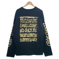 glamb グラム プリント ロングスリーブTシャツ ブラック GB15SM/CS11-b Size 3 福生店