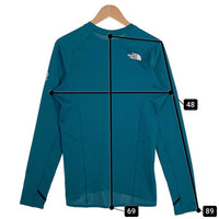 THE NORTH FACE ノースフェイス Expedition Dry Dot Crew エクスペディション ドライドットクルー 長袖 Tシャツ ロンT ブルーモス NT12123 Size L 福生店
