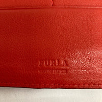 FURLA フルラ クロコ型押し 長財布 オレンジ 瑞穂店