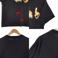 00's Fuck You Hand Sign ハンドサイン プリントTシャツ ブラック DELTA Size XL 福生店