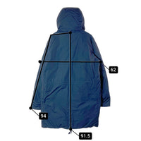 NOLLEY'S Light ノーリーズライト ナイロン 中綿 フーデットコート ジャケット ネイビー 9-0833-6-58-009 Size XL 瑞穂店