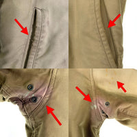 BUZZ RICKSON'S バズリクソンズ U.S. NAVY N-1 デッキジャケット カーキ カスタム Size S 福生店