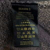 YEEZY SEASON 3 イージー シーズン3 スウェットクルーネックトレーナー チャコールグレー ヘビーウェイト Size L 福生店