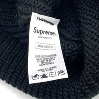 SUPREME シュプリーム Loose Gauge Beanie ルーズゲージビーニー アクリル ニットキャップ ブラック 同色 ワングラム期 福生店