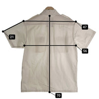 CORE FIGHTER コアファイター リップストップ コットン 半袖ミリタリーシャツ ホワイト Size M 福生店