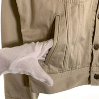 90`s Lee リー WESTERNER JACKET ウエスターナー トラッカージャケット アイボリー 0424 日本製 Size M 福生店