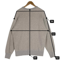 STANDARD CALIFORNIA スタンダードカリフォルニア SD Logo Crew Sweat Official Online Store Limited ロゴ クルーネック スウェット オンラインストア 限定品 グレー Size L 福生店