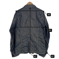 DIESEL ディーゼル ダブル デニムカバーオール インディゴ Size L 福生店