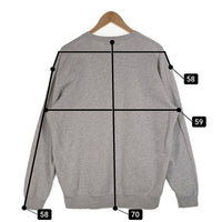 EVISEN SKATEBORDS エビセン 路滑板 プリント スウェットクルーネックトレーナー グレー Size L 相当 福生店