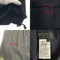 S'YTE サイト ヨウジヤマモト FIREWORKS EMBROIDERY BALLOON PANTS 刺繡 バルーンパンツ ブラック UT-P06-001 Size 3 福生店
