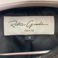 Retro Grade レトログレード 8521031 シープレザー シングル ライダースジャケット ブラック sizeS 瑞穂店