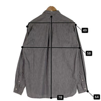 STANDARD CALIFORNIA スタンダードカリフォルニア DENIM BUTTON DOWN SHIRT デニム ボタンダウンシャツ グレー Size L 福生店