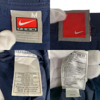 00's NIKE ナイキ TEAM ペン・ステート・ニタニー・ライオン 刺繡 ワッペン プルオーバートップ ウォームアップ ネイビー ポリエステル Size M 福生店