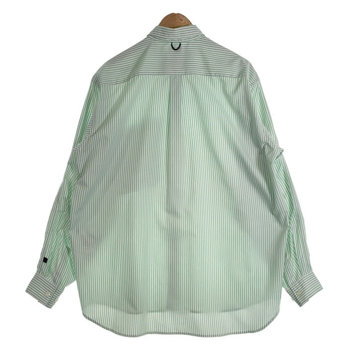 DAIWA PIER39 ダイワピアサーティナイン TECH BUTTON DOWN SHIRT L/S OXFORD テック ボタンダウンシャツ ロングスリーブ オックスフォード グリーン BE-86023 Size JP M DAIWA PIER39 ダイワピアサーティナイン TECH BUTTON DOWN SHIRT L/S