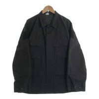 PROPPER プロッパー BDU ミリタリーシャツ ジャケット リップストップ ブラック Size L-R 福生店