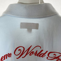 Supreme シュプリーム Cursive Polo ライトブルー sizeM 瑞穂店