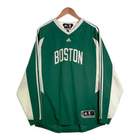 adidas アディダス Boston Celtics ボストン・セルティックス Patch Practice Shirt 長袖 Tシャツ ロンT グリーン ホワイト Size L 福生店