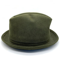 Borsalino ボルサリーノ フェイクスウェード 中折れハット ディープグリーン 日本製 BX202-08A00 Size 57cm 福生店