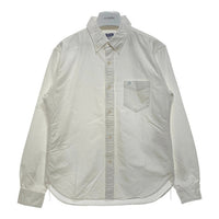 Pherrow's フェローズ ワンポイント刺繍 オックスフォード B.D 長袖シャツ ホワイト size15 MEDIUM 瑞穂店