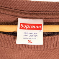 SUPREME シュプリーム 22SS Still Talking Tee スティルトーキング プリントTシャツ ブラウン Size XL 福生店
