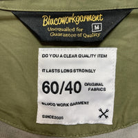 BLUCO ブルコ 60/40クロス コーチジャケット グリーン OL-041 Size M 瑞穂店